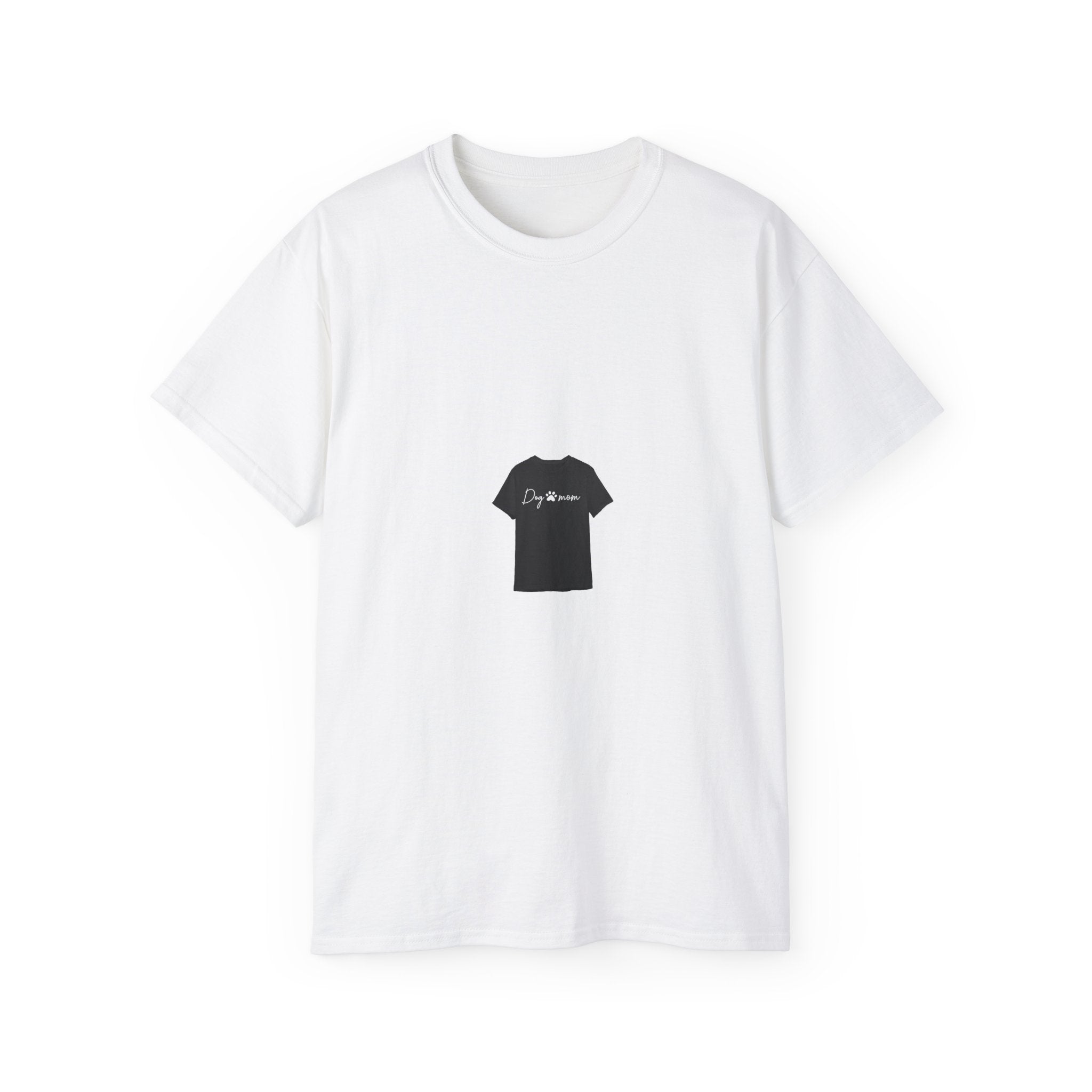 Minimalist T-Shirt — Tiny Tee Graphic "Enjoy More" Chest Print